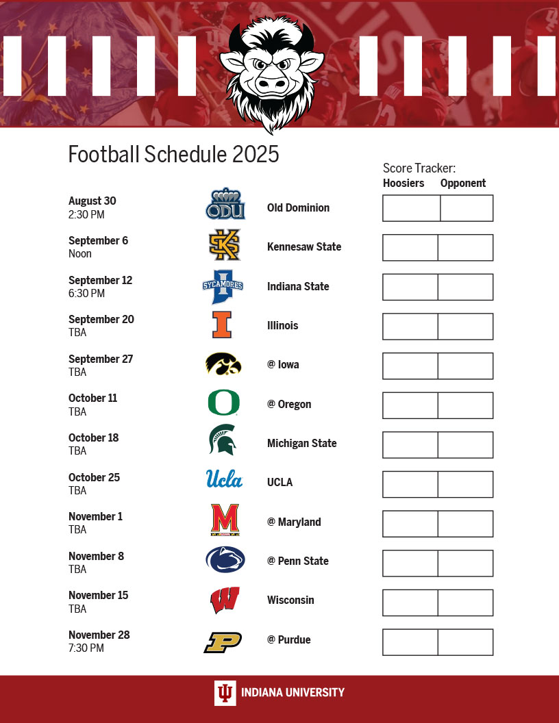 Football schedule 2025