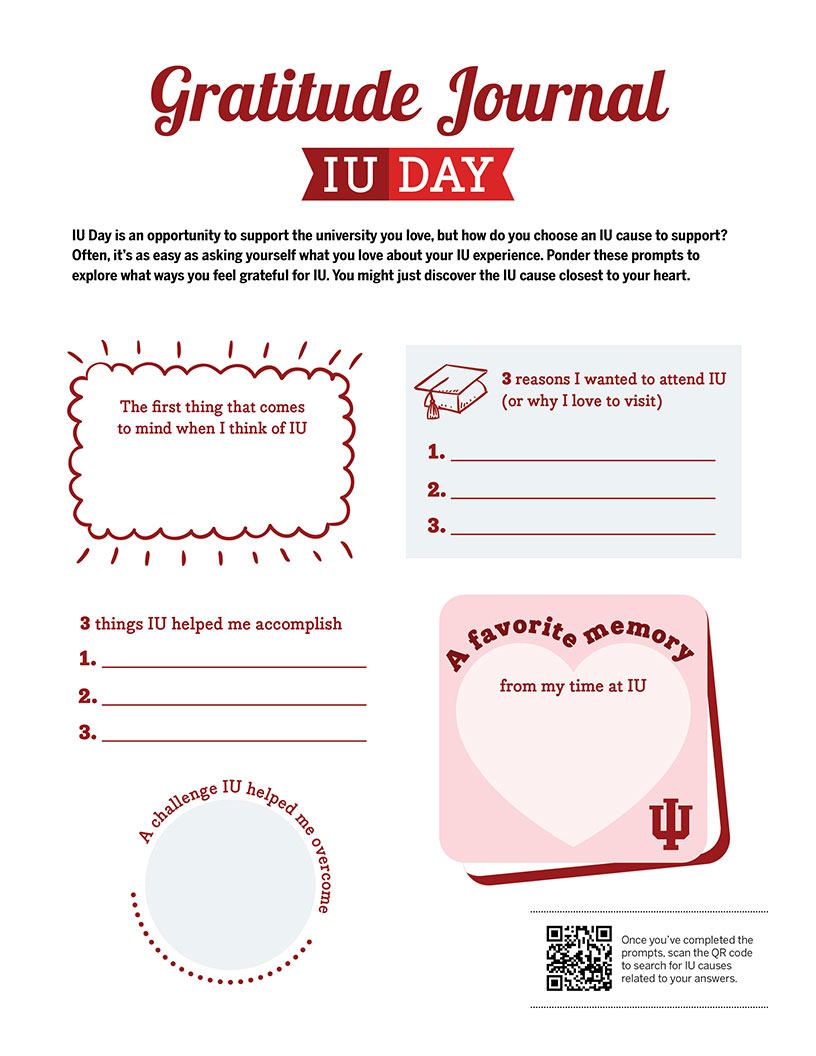 Gratitude journal part 1