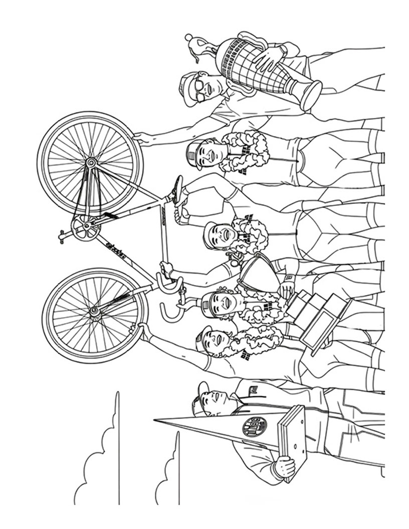 Coloring page two