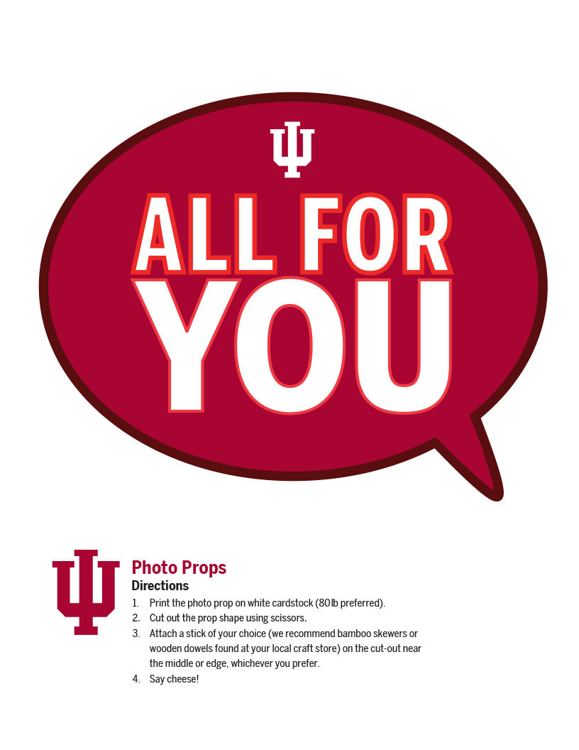 photo props all for you text bubble