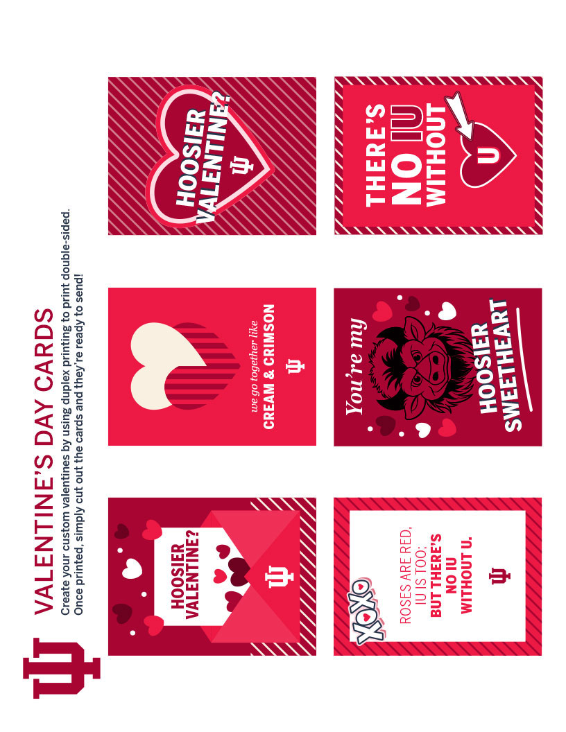 Valentine’s Day cards version one front