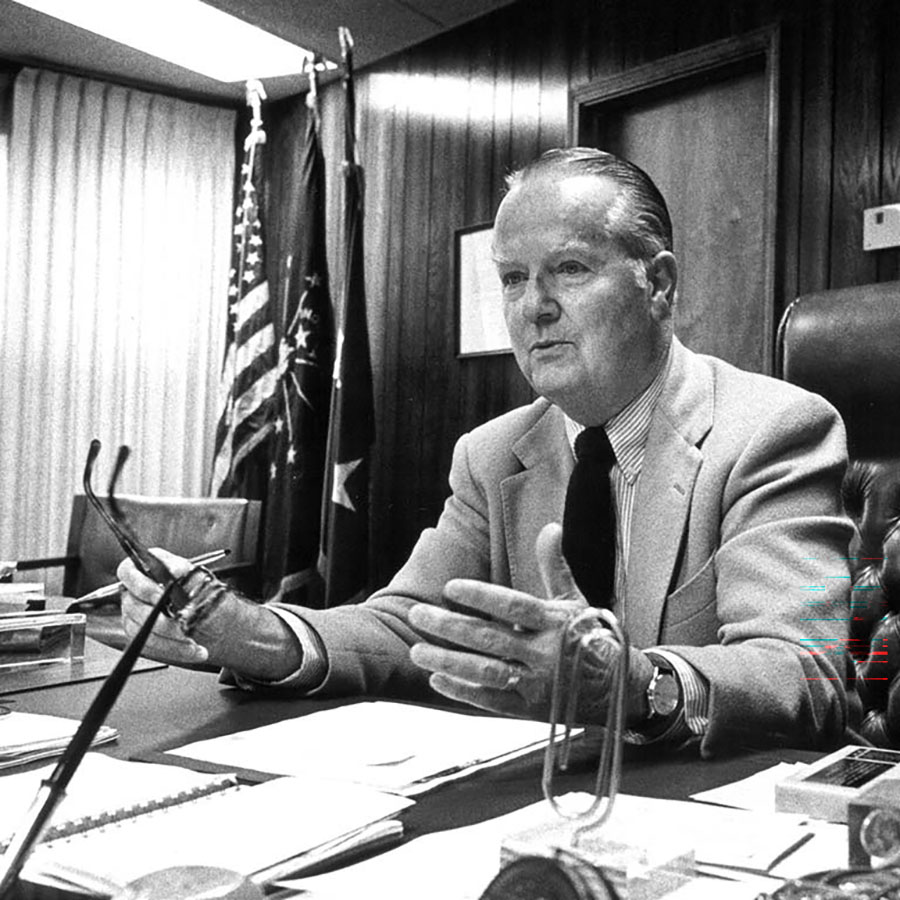 Howdy Wilcox, former president of the IU Foundation