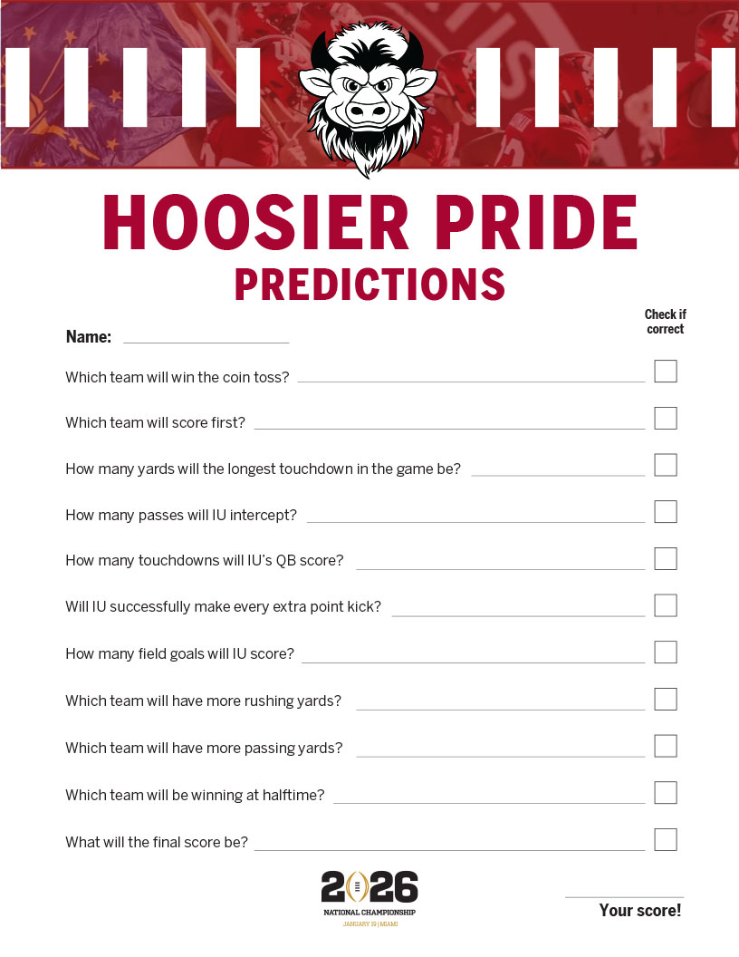 predictions worksheet
