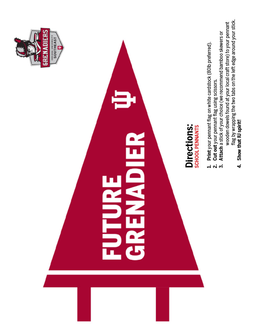 IU Southeast "Future Grenadier" pennant