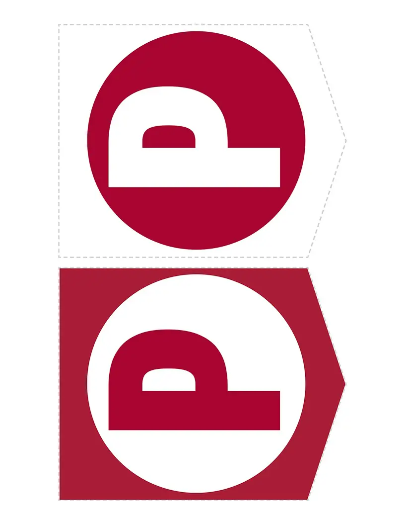 Banner parts “P” and “P”
