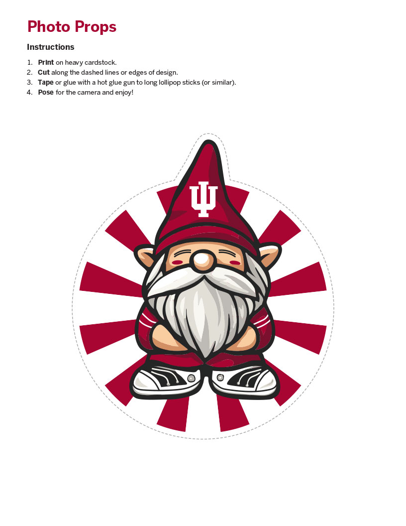 Herman the gnome photo prop cutout