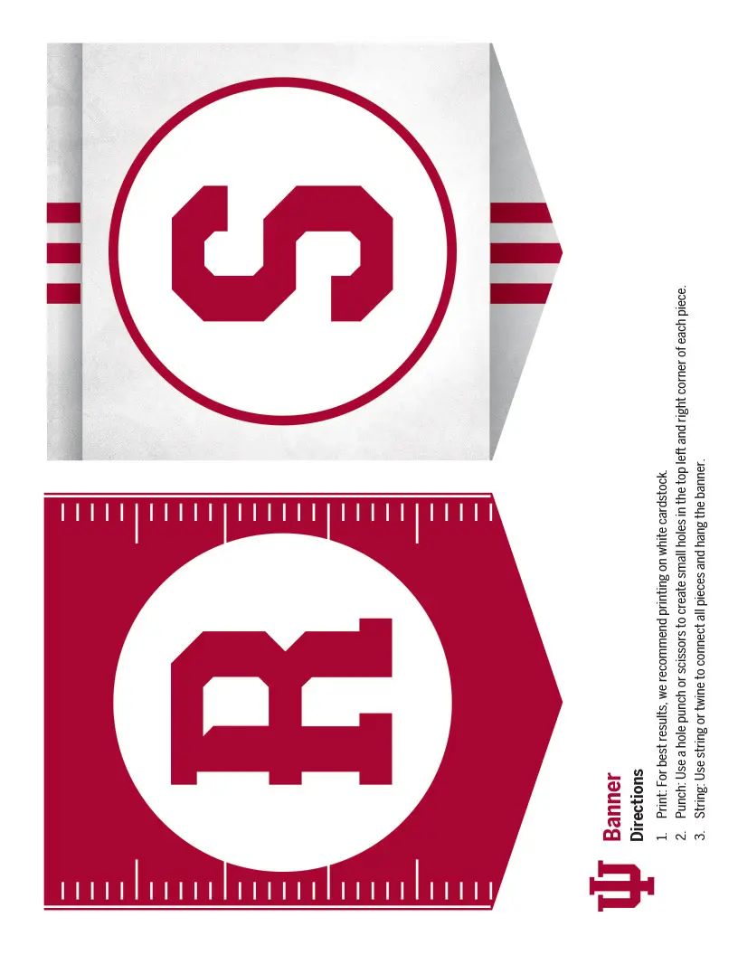 banner parts "R" and "S"
