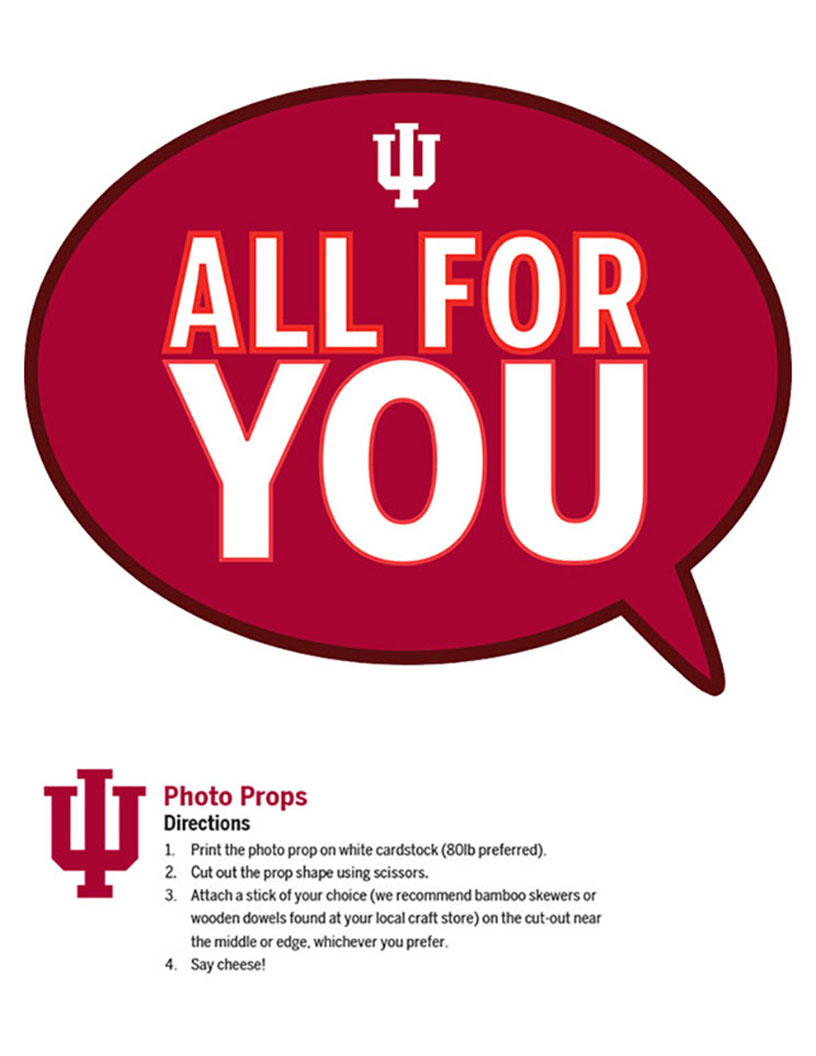 photo props all for you text bubble