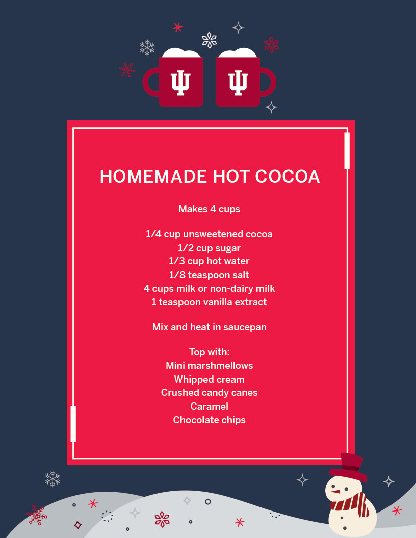 Hot cocoa recipe