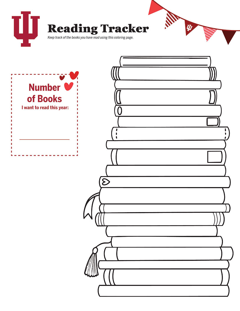 Book stack reading tracker