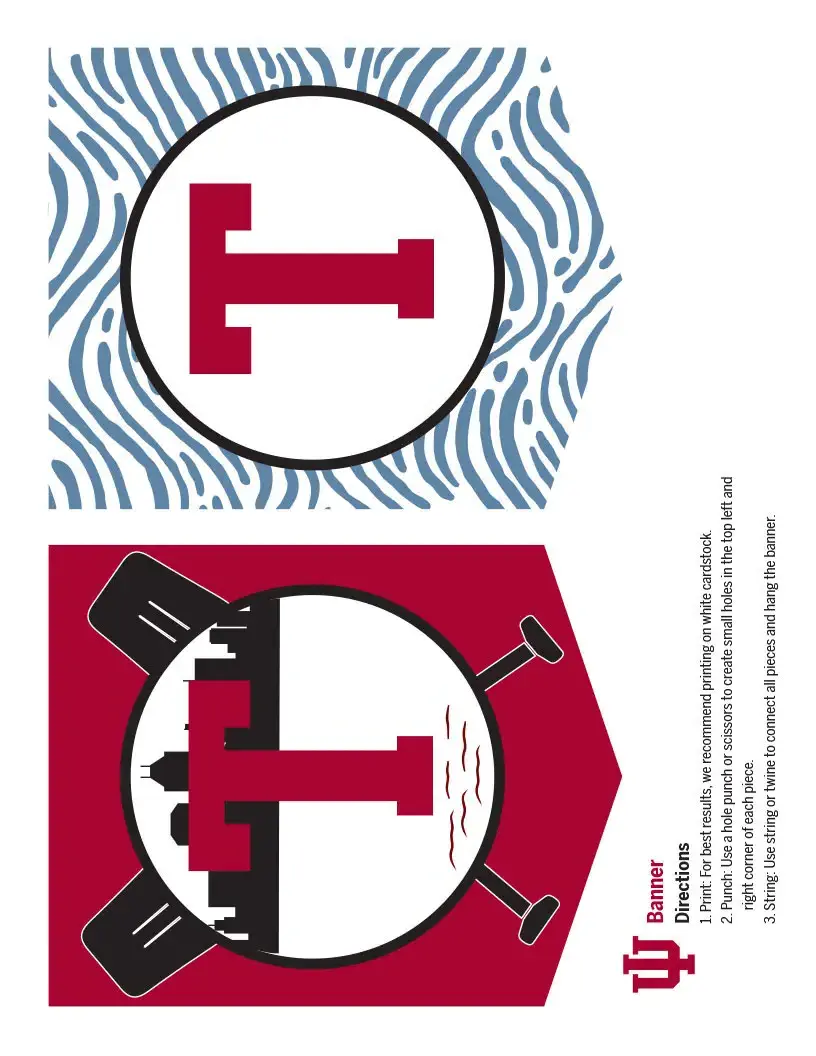 banner parts "T" and "T"