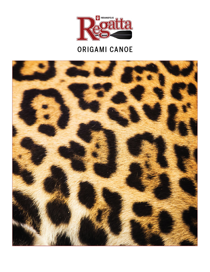 Origami paper 3: jaguar print