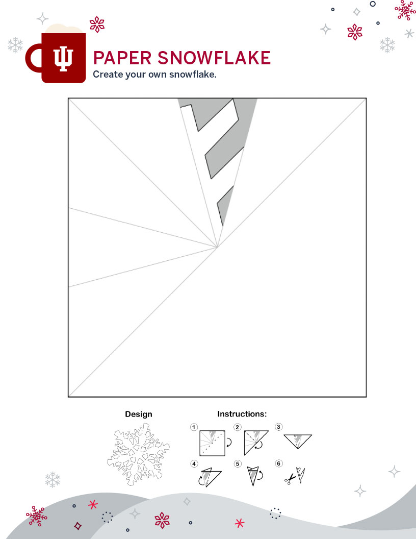 Paper snowflake one