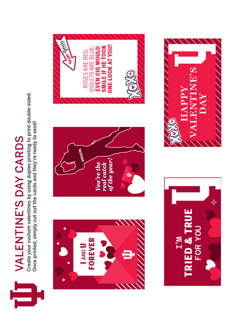 Valentine’s Day cards version two front
