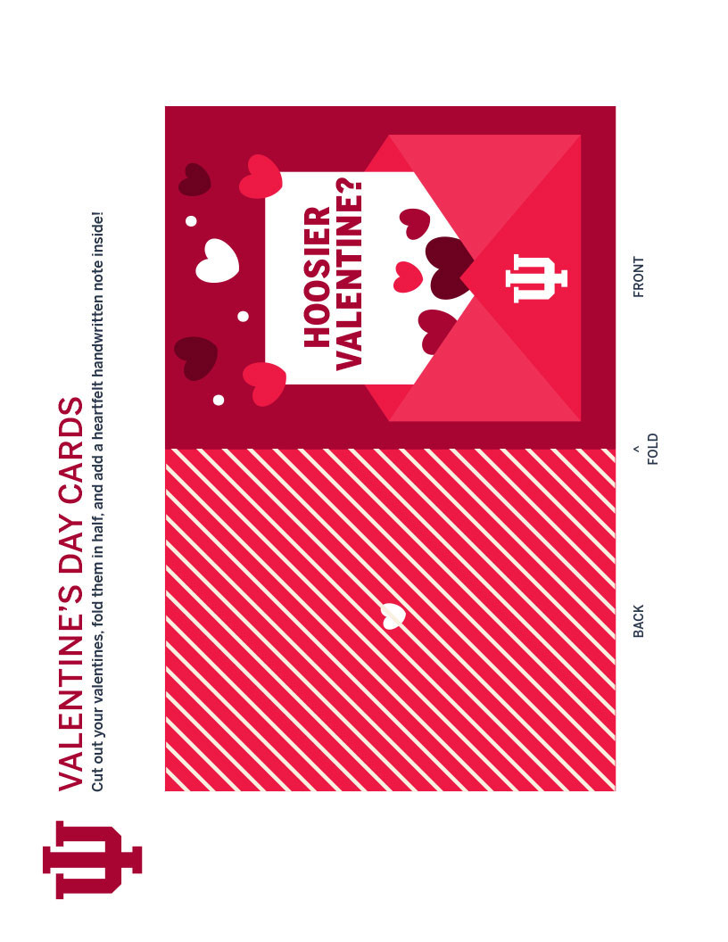 Valentine’s Day folded card version two