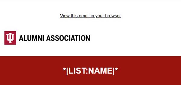 Email template header