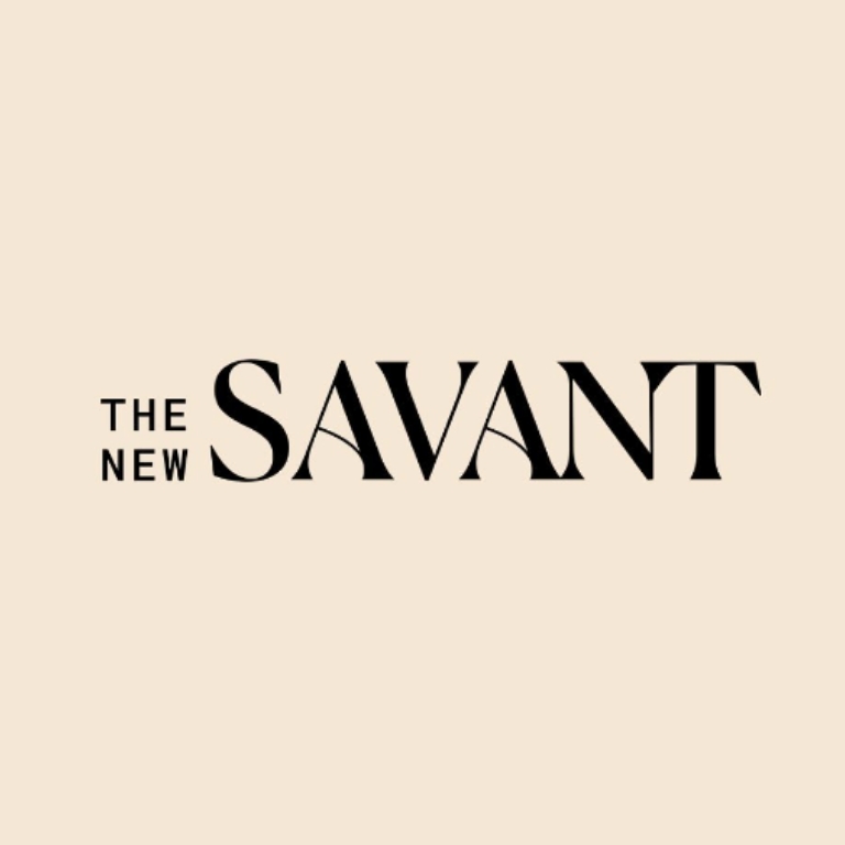 Text that reads: The New Savant
