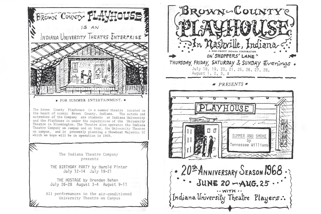 Brown Country Playhouse playbill 