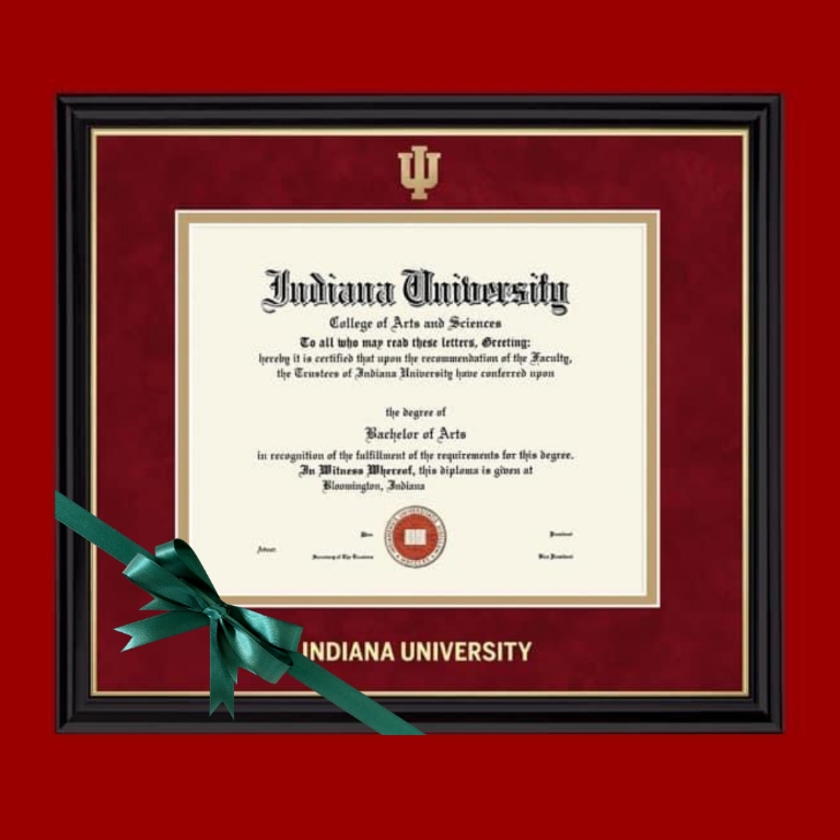 IU diploma frame